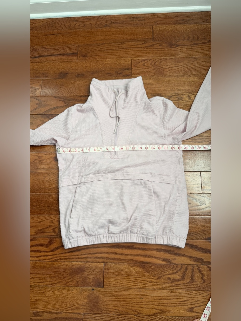 Lululemon Pack Light Pullover Packable Jacket in Porcelain Pink Sz See me - Picture 5 of 13